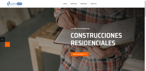 Modelo de landing page 04 para constructoras
